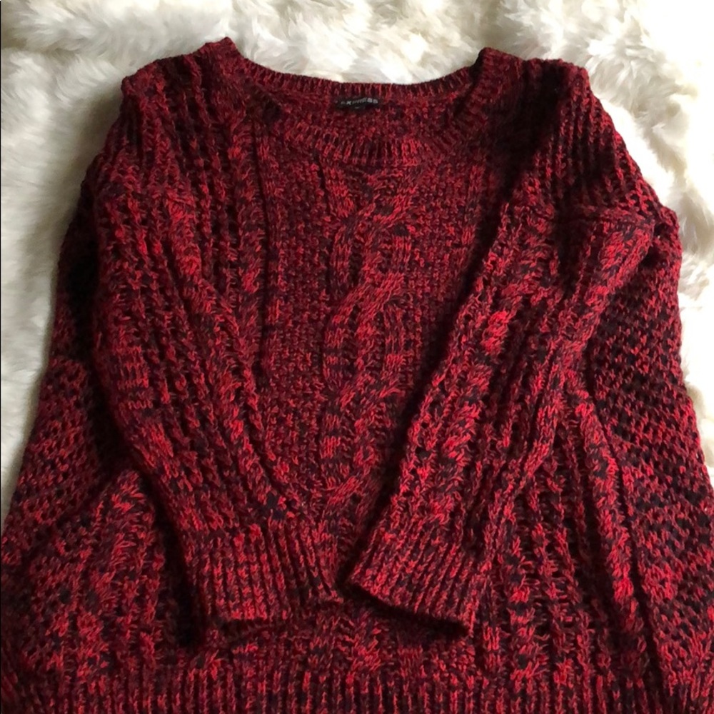 Knit oversized sweater